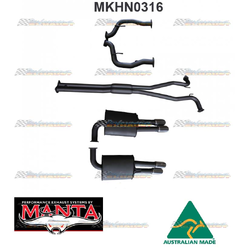 HOLDEN STATESMAN WM MANTA CATBACK EXHAUST TWIN 2.1/2"-ALUMINISED