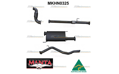 HOLDEN COLORADO 7 RG 2.8LT TD 3" TURBO BACK MANTA EXHAUST WITH CAT & MUFFLER