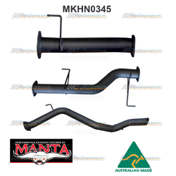 HOLDEN TRAILBLAZER RG 2.8LT TD 3" DPF BACK MANTA EXHAUST PIPE ONLY