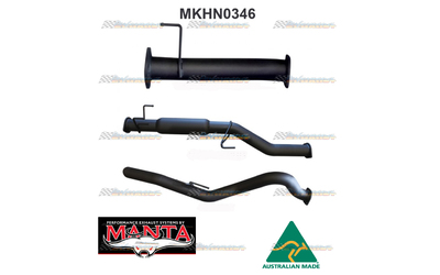 HOLDEN COLORADO RG 2.8LT TD 3" DPF BACK MANTA EXHAUST WITH HOTDOG