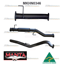HOLDEN COLORADO RG 2.8LT TD 3" DPF BACK MANTA EXHAUST WITH HOTDOG