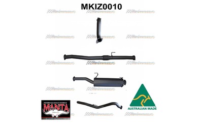 3" Turbo Back Exhaust - Isuzu D-MAX 3.0L 