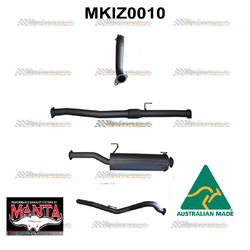 3" Turbo Back Exhaust - Isuzu D-MAX 3.0L 