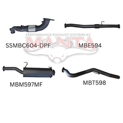 3" Turbo Back Exhaust - Isuzu D-MAX 3.0L TD Ute (1/2017-2020)