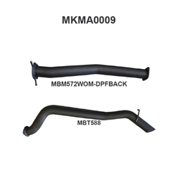 3" DPF Back Exhaust - Mazda BT50 UR 3.2L (2016 - 2020)