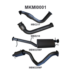 MITSUBISHI PAJERO 2006-2008 NS, NT 3.2L MANTA 3" EXHAUST