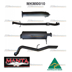 MITSUBISHI TRITON ML MN 2.5LT TD 3" MANTA EXHAUST