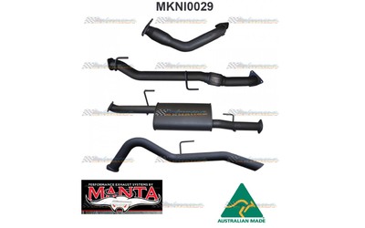 NISSAN NAVARA D40 3.0L 550 V6 MANTA EXHAUST 3" TURBO BACK