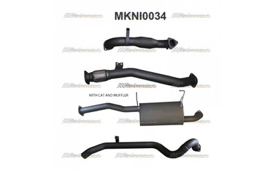 NISSAN PATROL GU 3.0TD Y61 UTE  MANTA EXHAUST 3" TURBO BACK