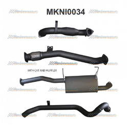 NISSAN PATROL GU 3.0TD Y61 UTE  MANTA EXHAUST 3" TURBO BACK