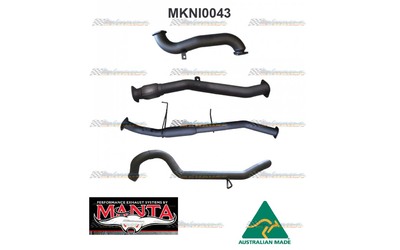 NISSAN PATROL GU 3.0LT TD Y61 WAGON MANTA EXHAUST 3" TURBO BACK