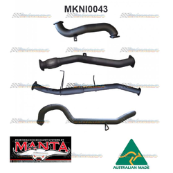 NISSAN PATROL GU 3.0LT TD Y61 WAGON MANTA EXHAUST 3" TURBO BACK