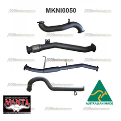 NISSAN PATROL GU 3.0LT TD Y61 WAGON MANTA EXHAUST 3" TURBO BACK