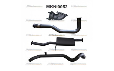 3" Turbo Back Exhaust - Nissan Patrol Y61 GU 4.2L TD Ute  - Leaf & Coil Models
