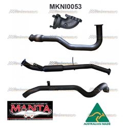 3" Turbo Back Exhaust - Nissan Patrol Y61 GU 4.2L TD Ute  - Leaf & Coil Models