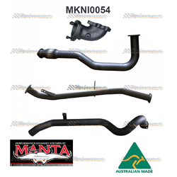 3" Turbo Back Exhaust - Nissan Patrol Y61 GU 4.2L TD Ute  - Leaf & Coil Models