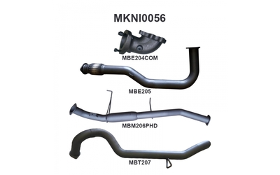 NISSAN PATROL GU WAGON 4.2LT TD 3" ALUMINISED MANTA EXHAUST