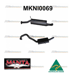 MANTA EXHAUST suits NISSAN PATROL GU 4.5 WAGON 2.1/2" CATBACK