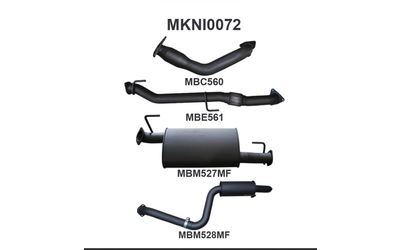 NISSAN PATHFINDER R51 TI 550 WITH CAT 3" PERFORMANCE EXHAUST