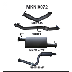 NISSAN PATHFINDER R51 TI 550 WITH CAT 3" PERFORMANCE EXHAUST