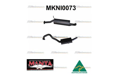 NISSAN PATROL Y61 GU 4.8LT MANTA EXHAUST 2.1/2" CENTRE AND REAR