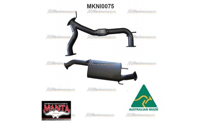 MANTA EXHAUST 3" CENTRE MUFFLER REPLACEMENT suits NISSAN PATROL Y62 V8 5.6L 