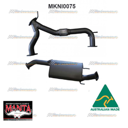 3" Centre Muffler - Nissan Patrol Y62 5.6L V8 (2012 onward)