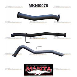 NISSAN NAVARA D23 NP300 2.3LT TD 3" MANTA DPF BACK EXHAUST