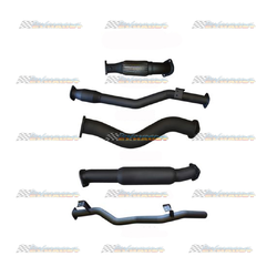 TOYOTA LANDCRUISER VDJ79 V8 D/CAB 3" MANTA TURBOBACK EXHAUST WITH CAT & HOTDOG