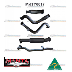 TOYOTA LANDCRUISER 78 SERIES TROOP CARRIER 4.5TD MANTA TURBO BACK 3" EXHAUST