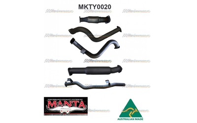 TOYOTA LANDCRUISER 78 SERIES TROOP CARRIER 4.5TD MANTA TURBO BACK 3" EXHAUST