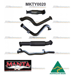 TOYOTA LANDCRUISER 78 SERIES TROOP CARRIER 4.5TD MANTA TURBO BACK 3" EXHAUST