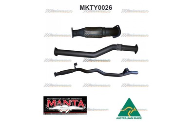 TOYOTA LANDCRUISER 76 SERIES WAGON 4.52TD MANTA TURBO BACK 3" EXHAUST