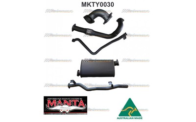 TOYOTA LANDCRUISER HDJ79 SERIES UTE SINGLE CAB 4.2TD MANTA TURBO BACK EXHAUST