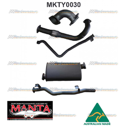 TOYOTA LANDCRUISER HDJ79 SERIES UTE SINGLE CAB 4.2TD MANTA TURBO BACK EXHAUST