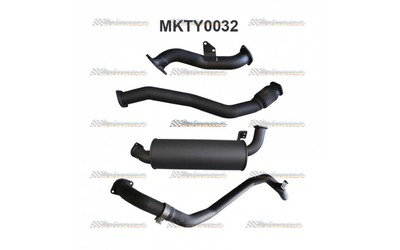 TOYOTA LANDCRUISER HDJ80 SERIES 3" MANTA TURBO BACK EXHAUST