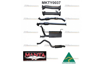 TOYOTA LANDCRUISER 200 SERIES 4.5LT V8 DUAL 2.1/2" INTO 3" MANTA EXHAUST