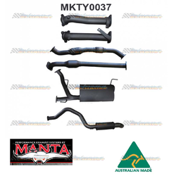 TOYOTA LANDCRUISER 200 SERIES 4.5LT V8 DUAL 2.1/2" INTO 3" MANTA EXHAUST