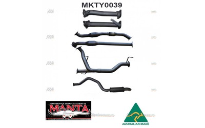 TOYOTA LANDCRUISER 200 SERIES 4.5LT V8 DUAL 2.1/2" INTO 3" MANTA EXHAUST