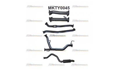 TOYOTA LANDCRUISER 200 SERIES 4.5LT V8 DUAL 2.1/2" INTO 3" MANTA EXHAUST