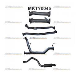 TOYOTA LANDCRUISER 200 SERIES 4.5LT V8 DUAL 2.1/2" INTO 3" MANTA EXHAUST