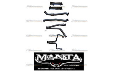 TOYOTA LANDCRUISER 200 SERIES 4.5LT V8 TWIN/DUAL 3" EACH SIDE MANTA EXHAUST