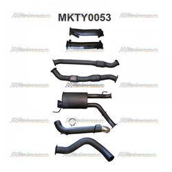 TOYOTA LANDCRUISER 200 SERIES 4.5LT V8 DUAL 3" INTO 4" MANTA EXHAUST