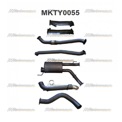 TOYOTA LANDCRUISER 200 SERIES 4.5LT V8 DUAL 3" INTO 4" MANTA EXHAUST