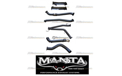 TOYOTA LANDCRUISER 200 SERIES 4.5LT V8 DUAL 3" INTO 4" MANTA EXHAUST