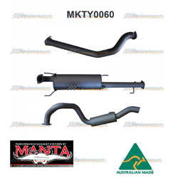 TOYOTA PRADO 120 150 SERIES D4D 3.0LT TD 3"MANTA TURBO BACK EXHAUST