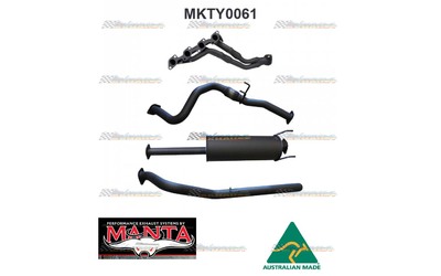 TOYOTA HILUX LN147 LN167 LN172 3.0LT 1997-2005 2.5" MANTA EXHAUST & EXTRACTORS