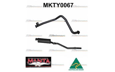 TOYOTA LANDCRUISER HZJ75/78 SERIES 4.2LT UTE & TROOPY 2.5" MANTA EXHAUST