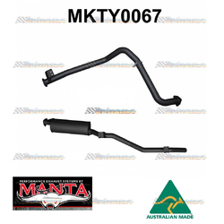 TOYOTA LANDCRUISER HZJ75/78 SERIES 4.2LT UTE & TROOPY 2.5" MANTA EXHAUST