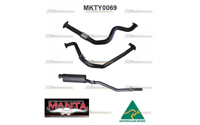 TOYOTA LANDCRUISER HZJ75/78 SERIES UTE TROOPY 2.5" MANTA EXHAUST FROM MANIFOLD